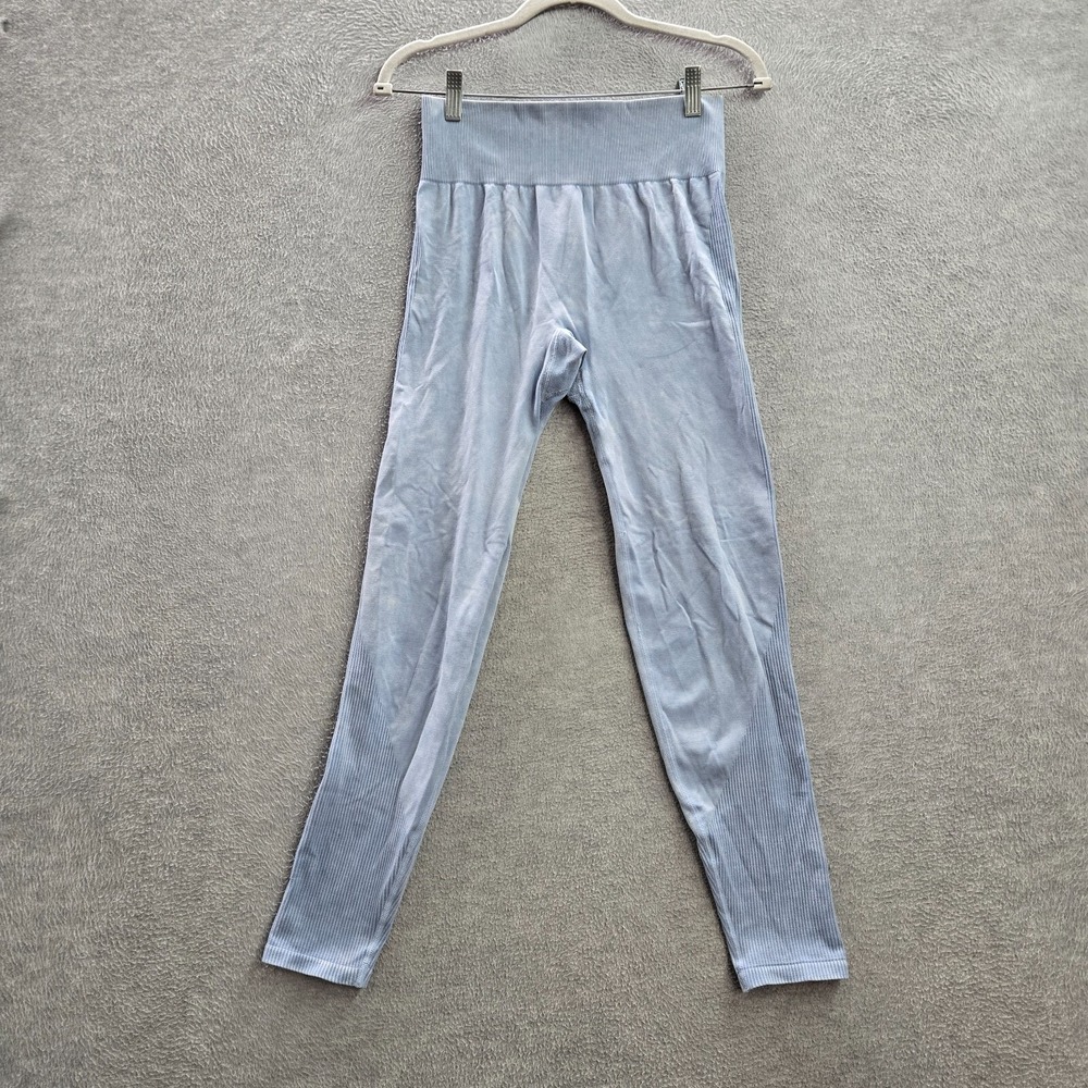 PINK Victoria's Secret Women Activewear Pants Medium Blue Seamless Legging